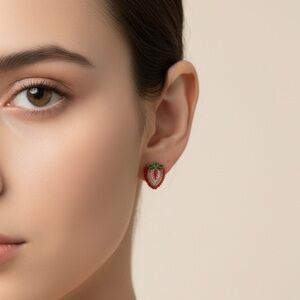 Napier Strawberry  Earrings